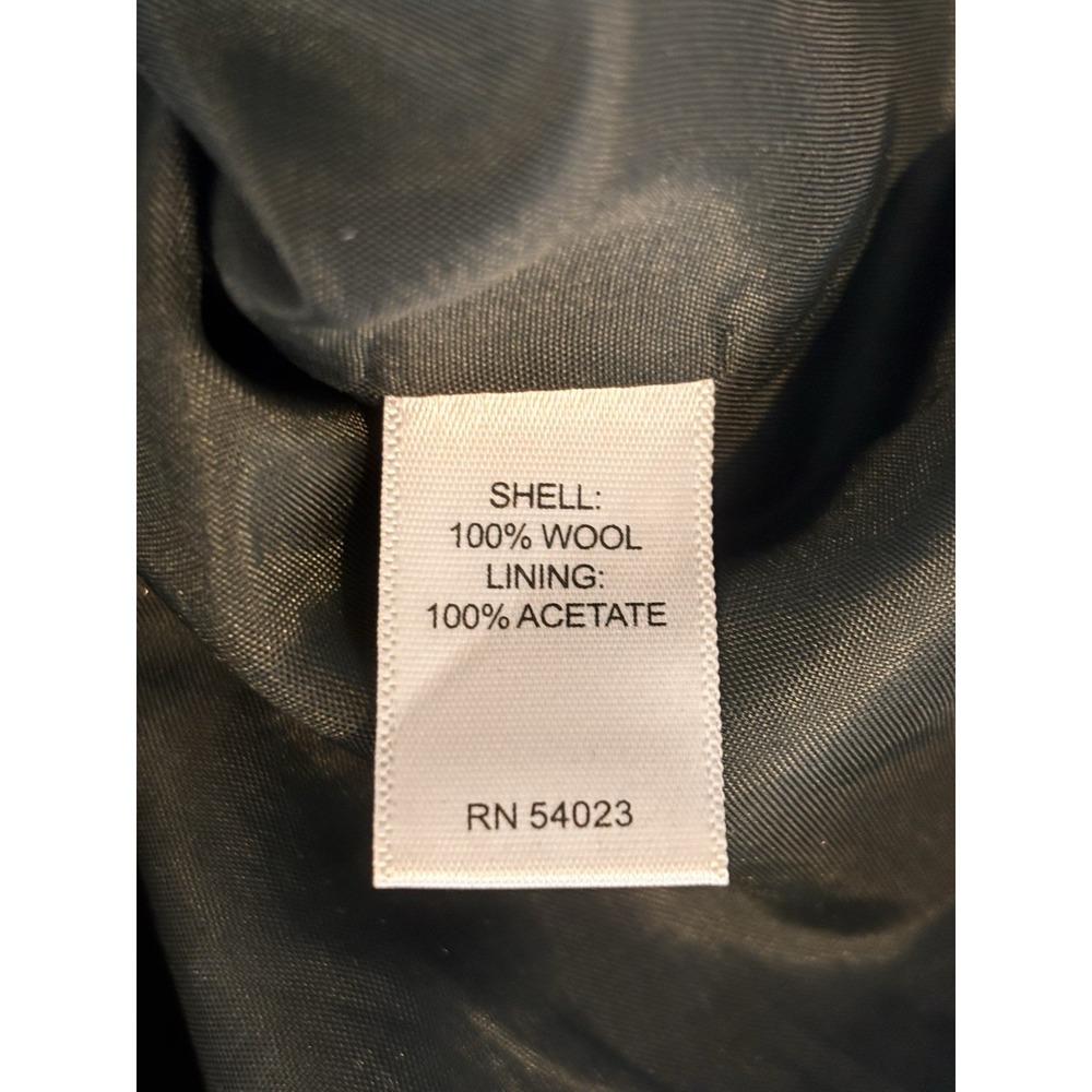 Banana Republic Womens Wool Mini Skirt Sz 2 Military Preppy Twee Academia Ivy - Picture 3 of 12